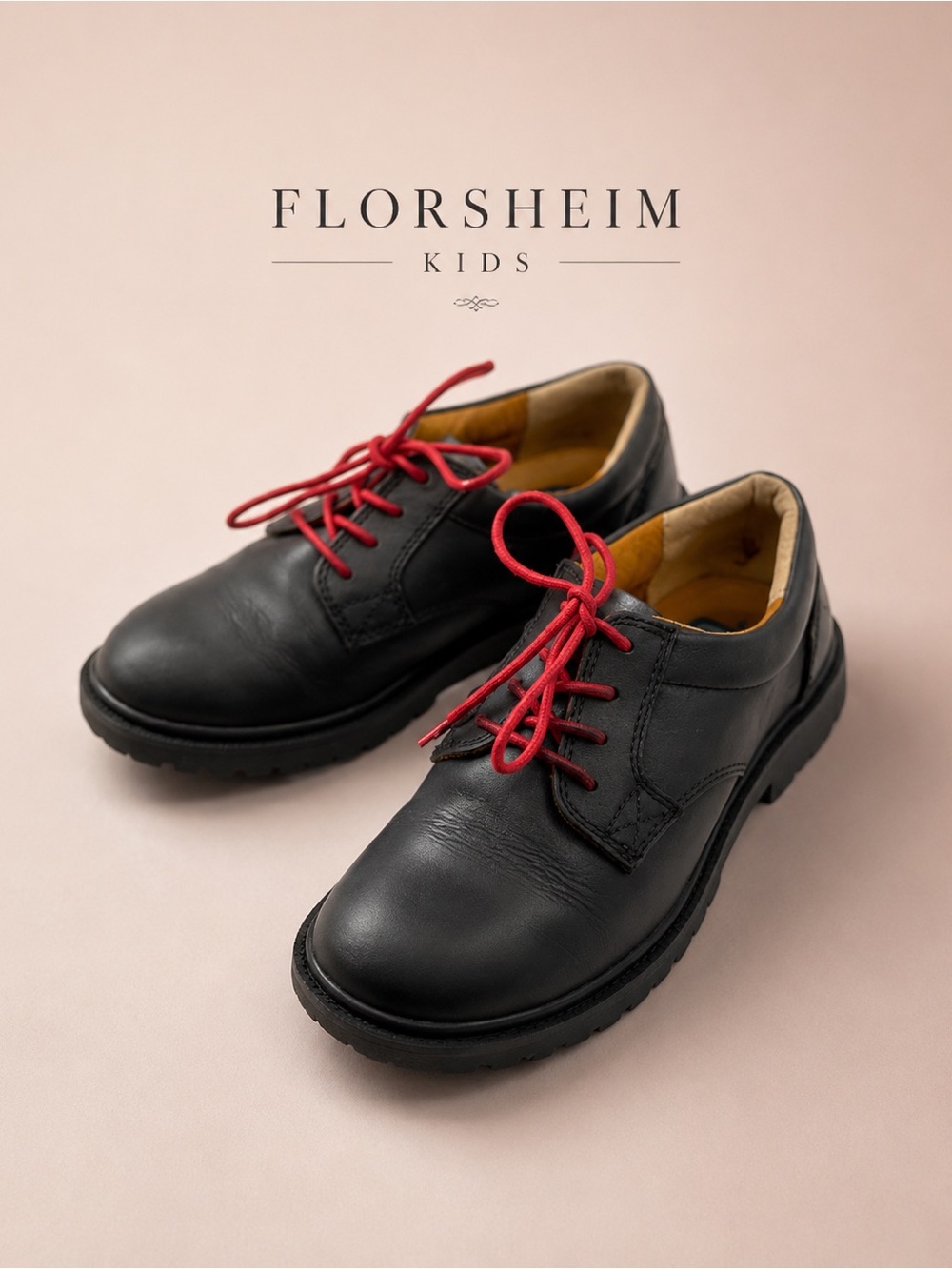 Florsheim Kids Brevard Junior Leather Oxford Dress Shoes